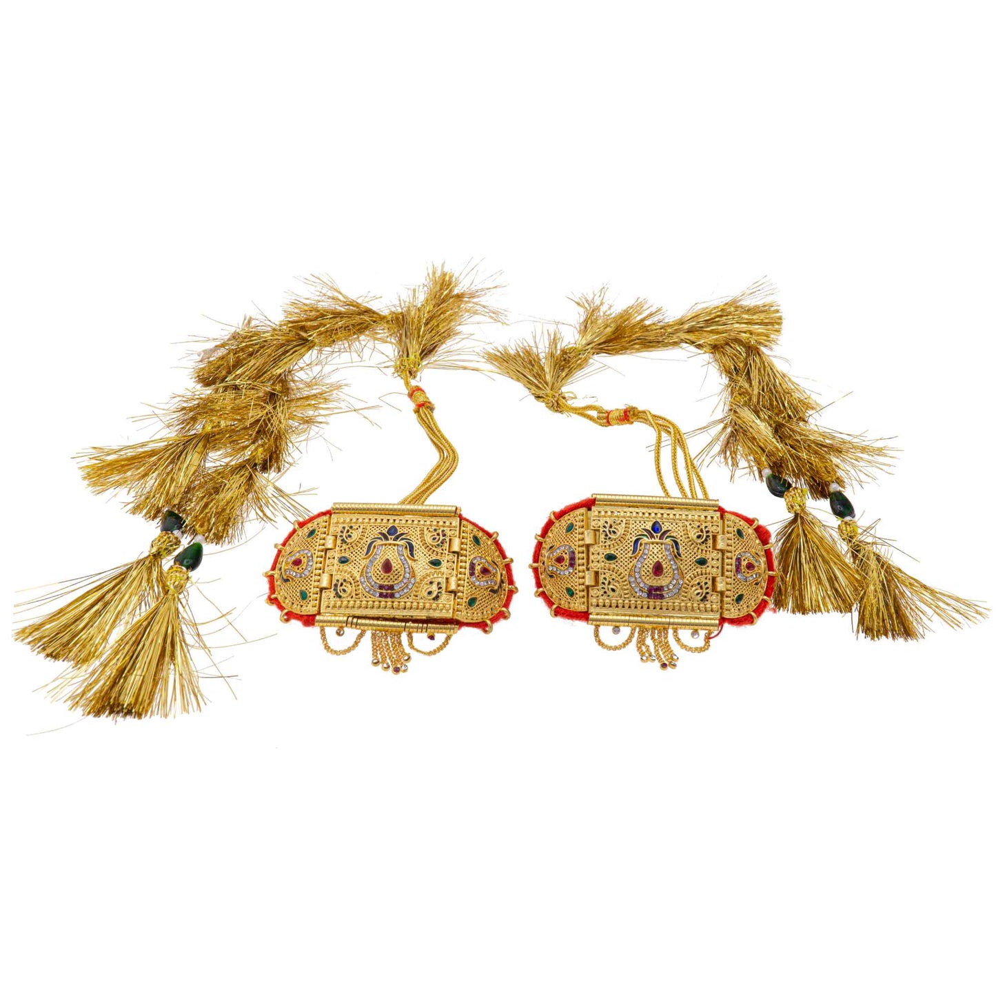 Traditional Minakari Work Rajputi Golden Bajuband