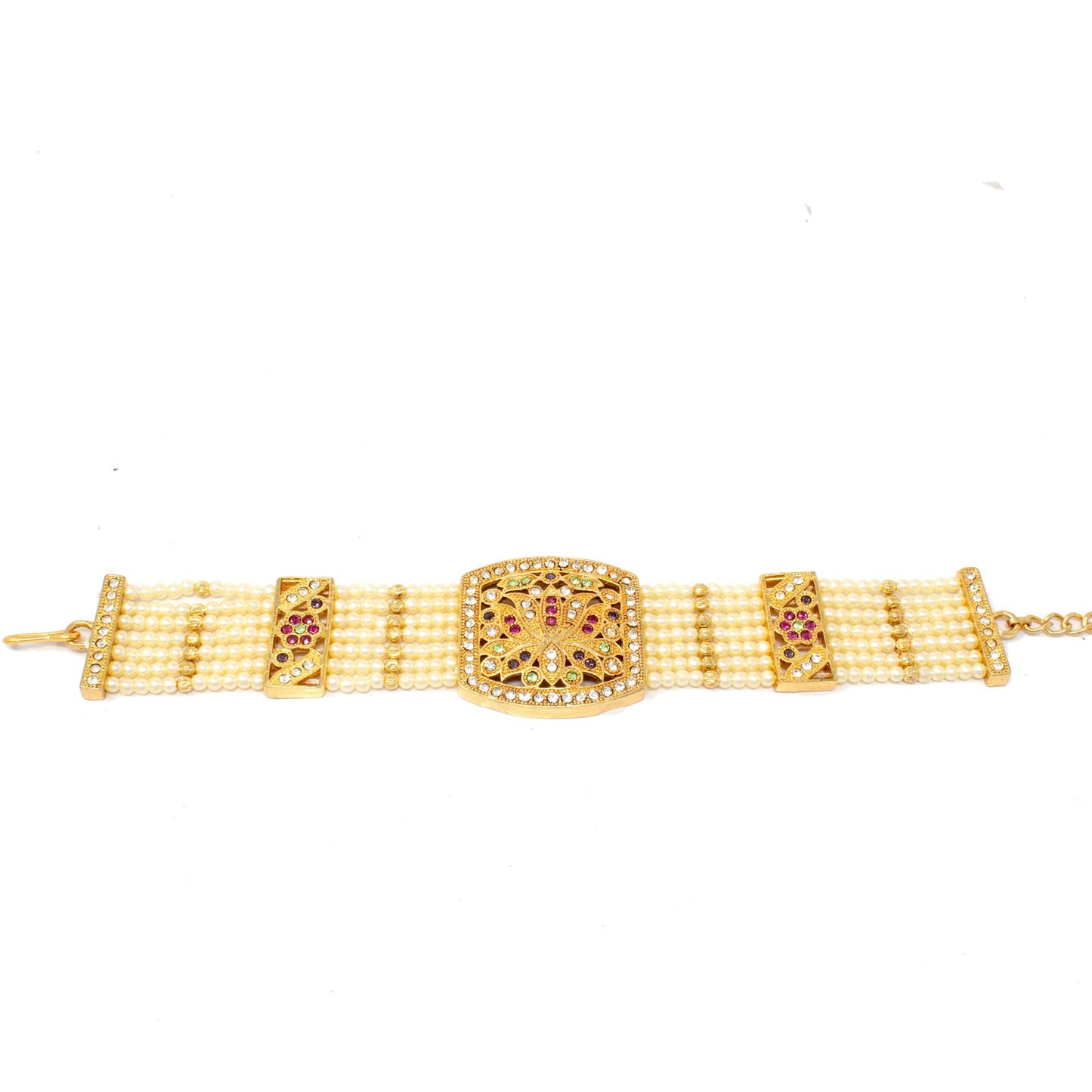 Ethnic Rajputi Pearl Bracelate For Women