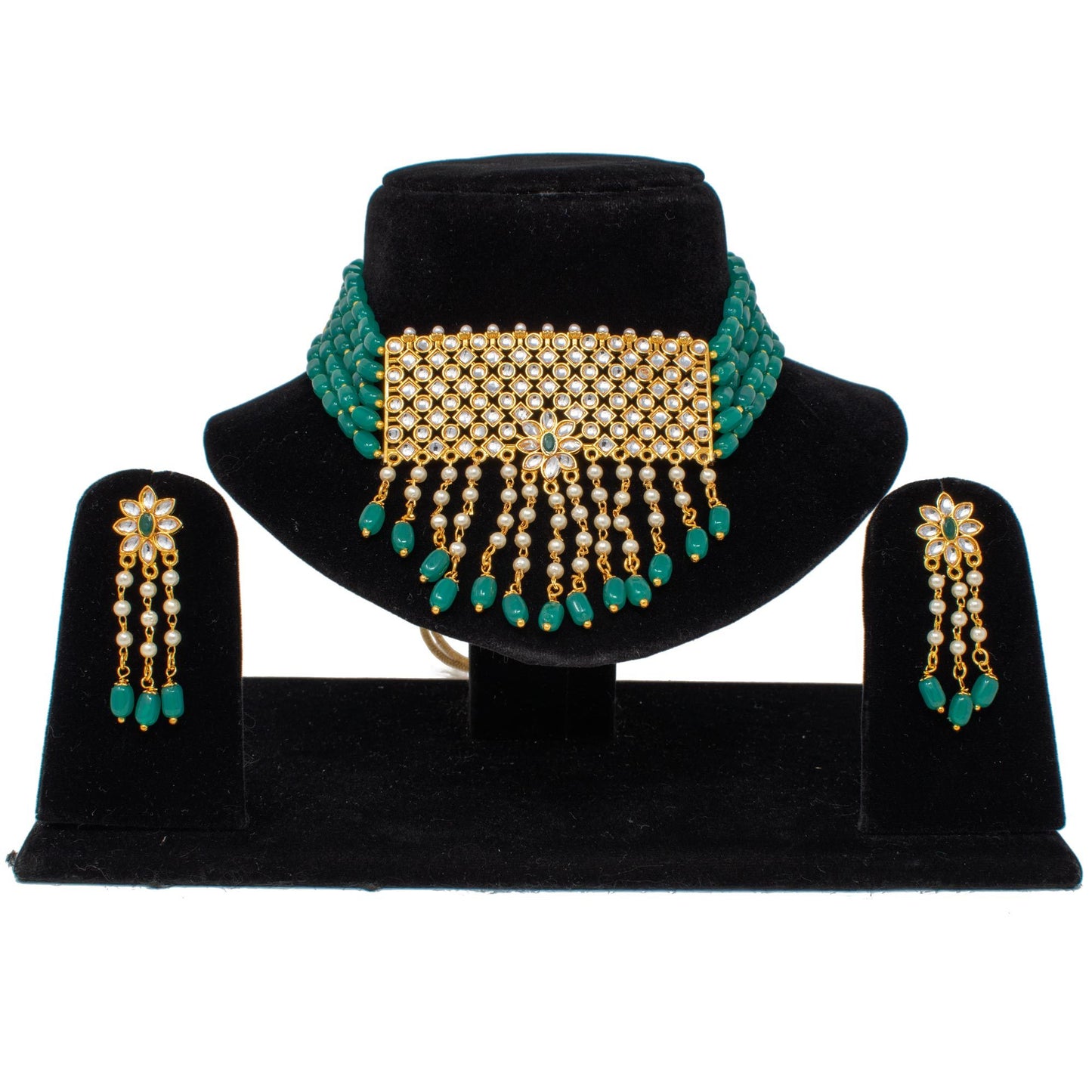 Pearl Choker with Kundan Studded