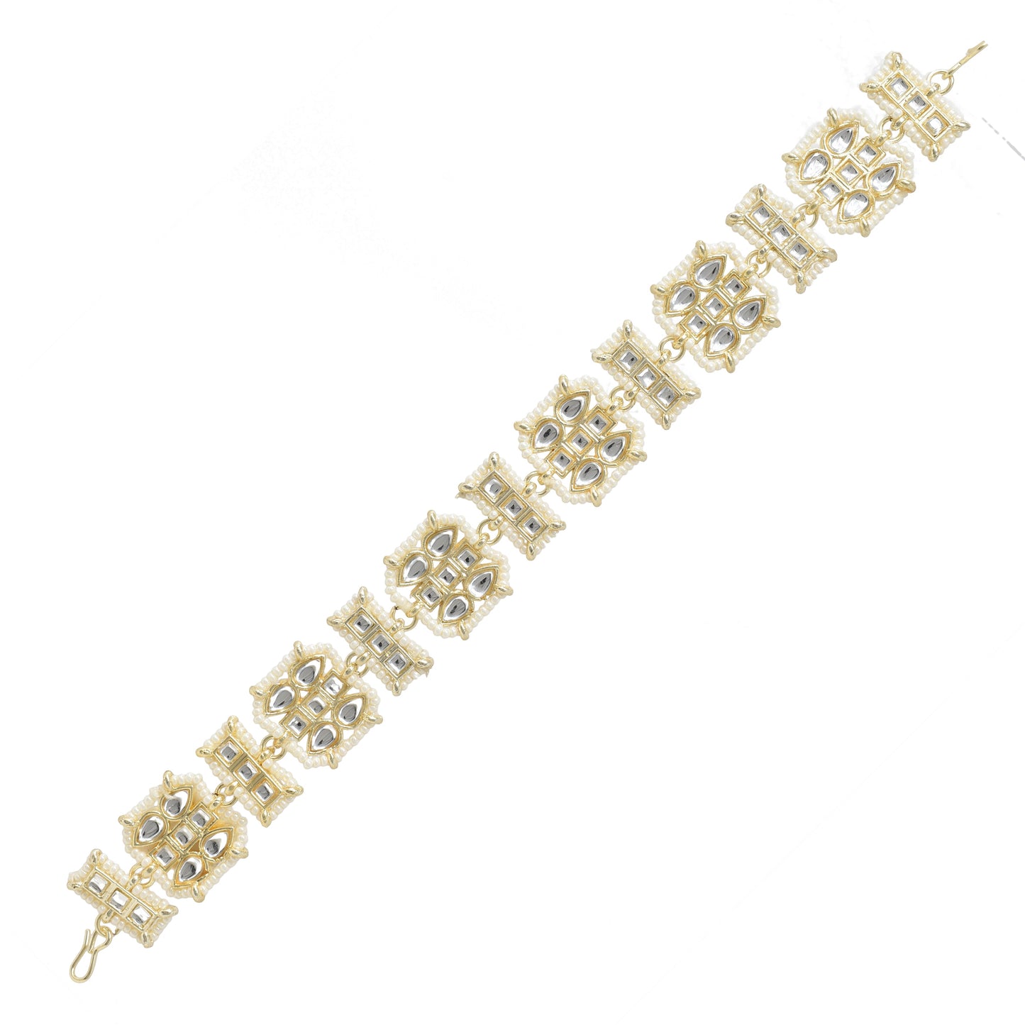 Rajputi Borla Mangtikka studded with Pearl Stone for women