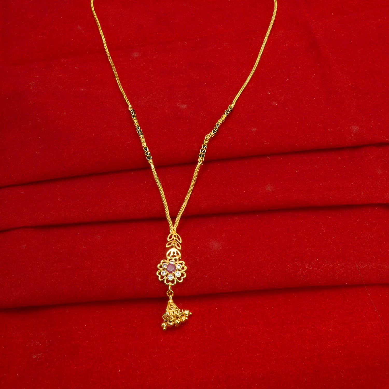 Simple Gold Plated Daily Wear Mangalsutra