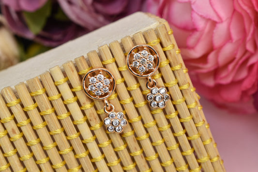 Rose gold plated earrings,bali earrings,stud,huggis,Jhumaka,jhumki big earrings,long earrings,earrings for girls,partywear earrings,bollywood earrings,wedding earrings,heavy designer earrings,