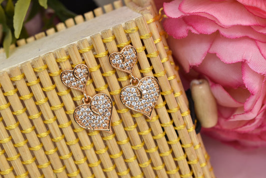 Rose gold plated earrings,bali earrings,stud,huggis,Jhumaka,jhumki big earrings,long earrings,earrings for girls,partywear earrings,bollywood earrings,wedding earrings,heavy designer earrings,