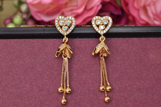 Rose gold plated earrings,bali earrings,stud,huggis,Jhumaka,jhumki big earrings,long earrings,earrings for girls,partywear earrings,bollywood earrings,wedding earrings,heavy designer earrings,