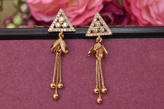 Rose gold plated earrings,bali earrings,stud,huggis,Jhumaka,jhumki big earrings,long earrings,earrings for girls,partywear earrings,bollywood earrings,wedding earrings,heavy designer earrings,