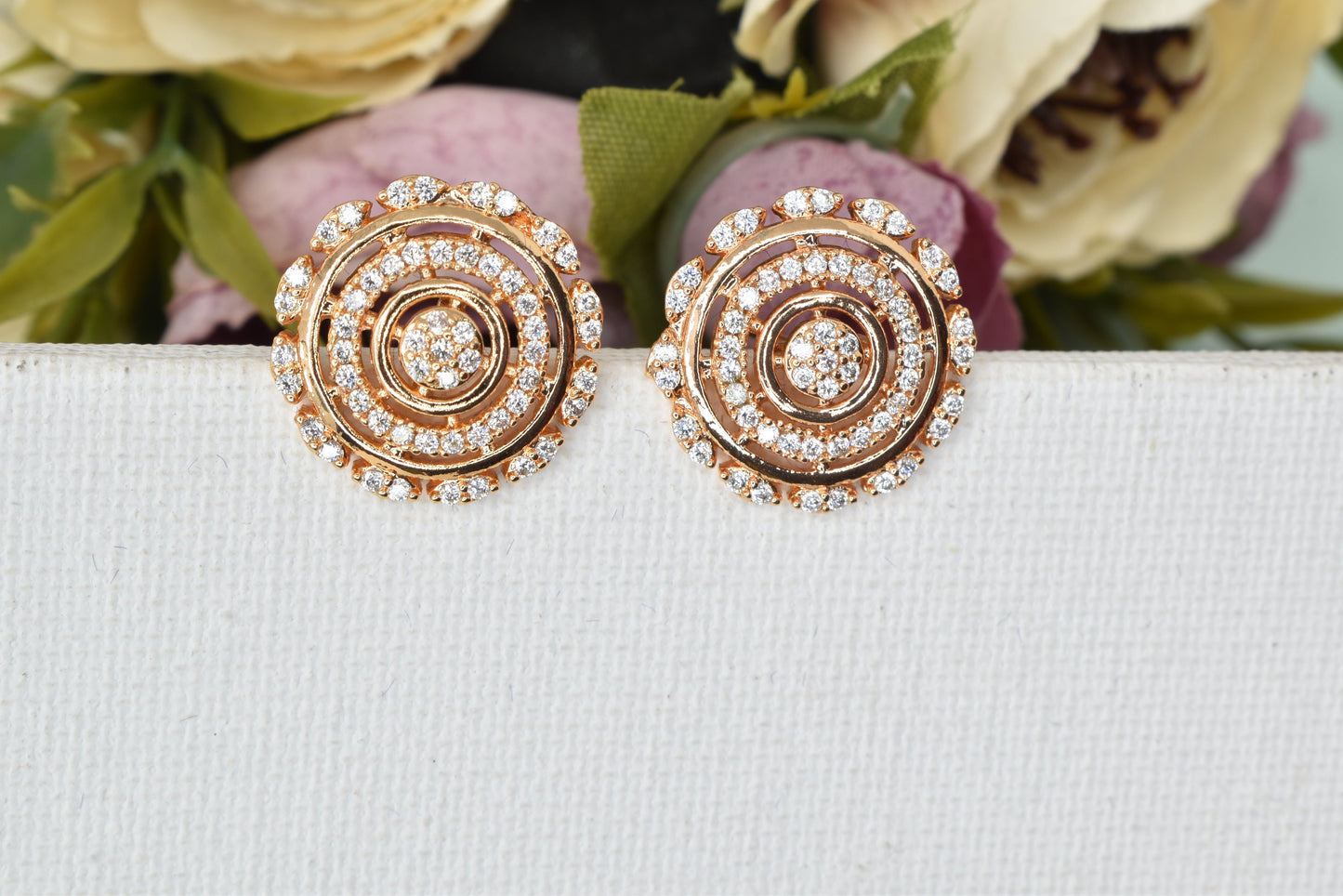 Rose gold plated earrings,bali earrings,stud,huggis,Jhumaka,jhumki big earrings,long earrings,earrings for girls,partywear earrings,bollywood earrings,wedding earrings,heavy designer earrings,