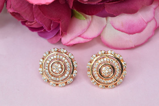 Rose gold plated earrings,bali earrings,stud,huggis,Jhumaka,jhumki big earrings,long earrings,earrings for girls,partywear earrings,bollywood earrings,wedding earrings,heavy designer earrings,