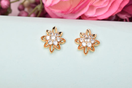 Rose gold plated earrings,bali earrings,stud,huggis,Jhumaka,jhumki big earrings,long earrings,earrings for girls,partywear earrings,bollywood earrings,wedding earrings,heavy designer earrings,