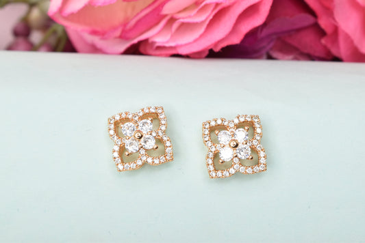 Rose gold plated earrings,bali earrings,stud,huggis,Jhumaka,jhumki big earrings,long earrings,earrings for girls,partywear earrings,bollywood earrings,wedding earrings,heavy designer earrings,