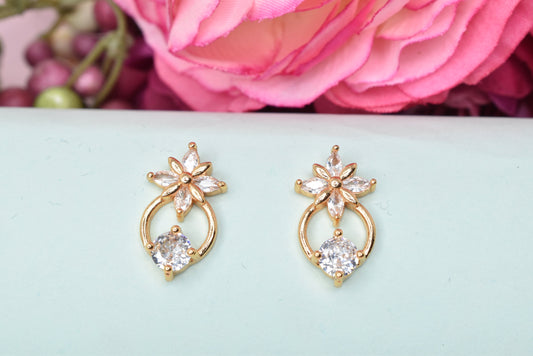 Rose gold plated earrings,bali earrings,stud,huggis,Jhumaka,jhumki big earrings,long earrings,earrings for girls,partywear earrings,bollywood earrings,wedding earrings,heavy designer earrings,