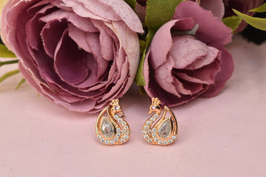 Rose gold plated earrings,bali earrings,stud,huggis,Jhumaka,jhumki big earrings,long earrings,earrings for girls,partywear earrings,bollywood earrings,wedding earrings,heavy designer earrings,