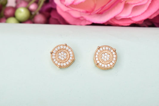 Rose gold plated earrings,bali earrings,stud,huggis,Jhumaka,jhumki big earrings,long earrings,earrings for girls,partywear earrings,bollywood earrings,wedding earrings,heavy designer earrings,