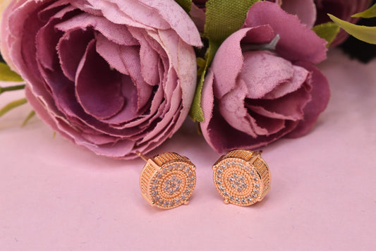 Rose gold plated earrings,bali earrings,stud,huggis,Jhumaka,jhumki big earrings,long earrings,earrings for girls,partywear earrings,bollywood earrings,wedding earrings,heavy designer earrings,