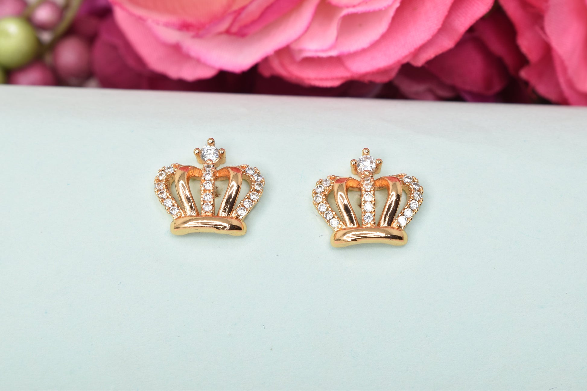 Rose gold plated earrings,bali earrings,stud,huggis,Jhumaka,jhumki big earrings,long earrings,earrings for girls,partywear earrings,bollywood earrings,wedding earrings,heavy designer earrings,