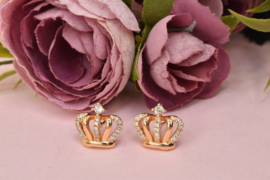 Rose gold plated earrings,bali earrings,stud,huggis,Jhumaka,jhumki big earrings,long earrings,earrings for girls,partywear earrings,bollywood earrings,wedding earrings,heavy designer earrings,