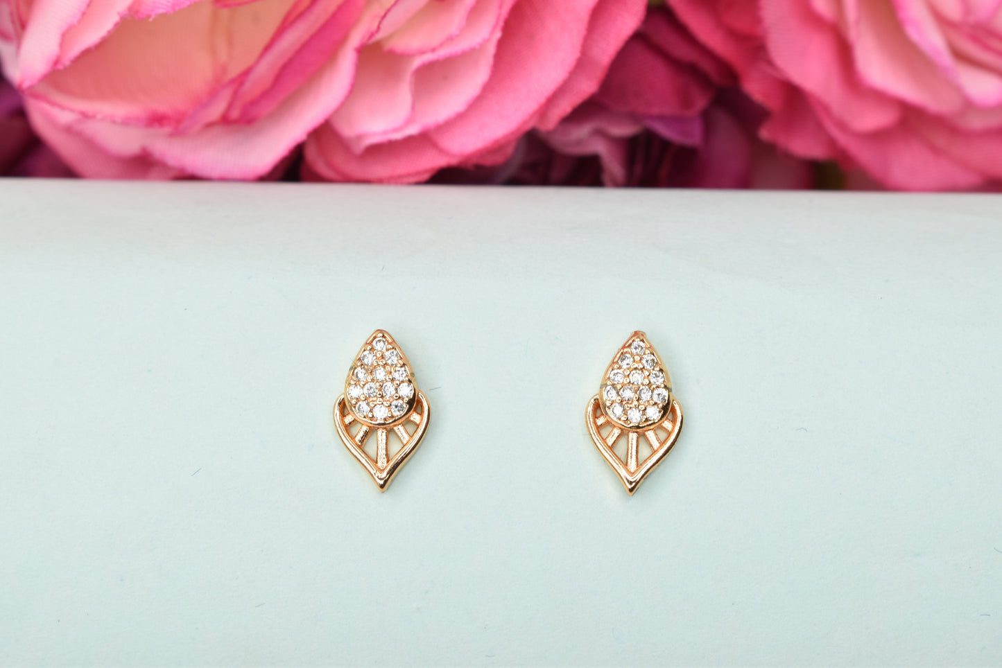 Rose gold plated earrings,bali earrings,stud,huggis,Jhumaka,jhumki big earrings,long earrings,earrings for girls,partywear earrings,bollywood earrings,wedding earrings,heavy designer earrings,