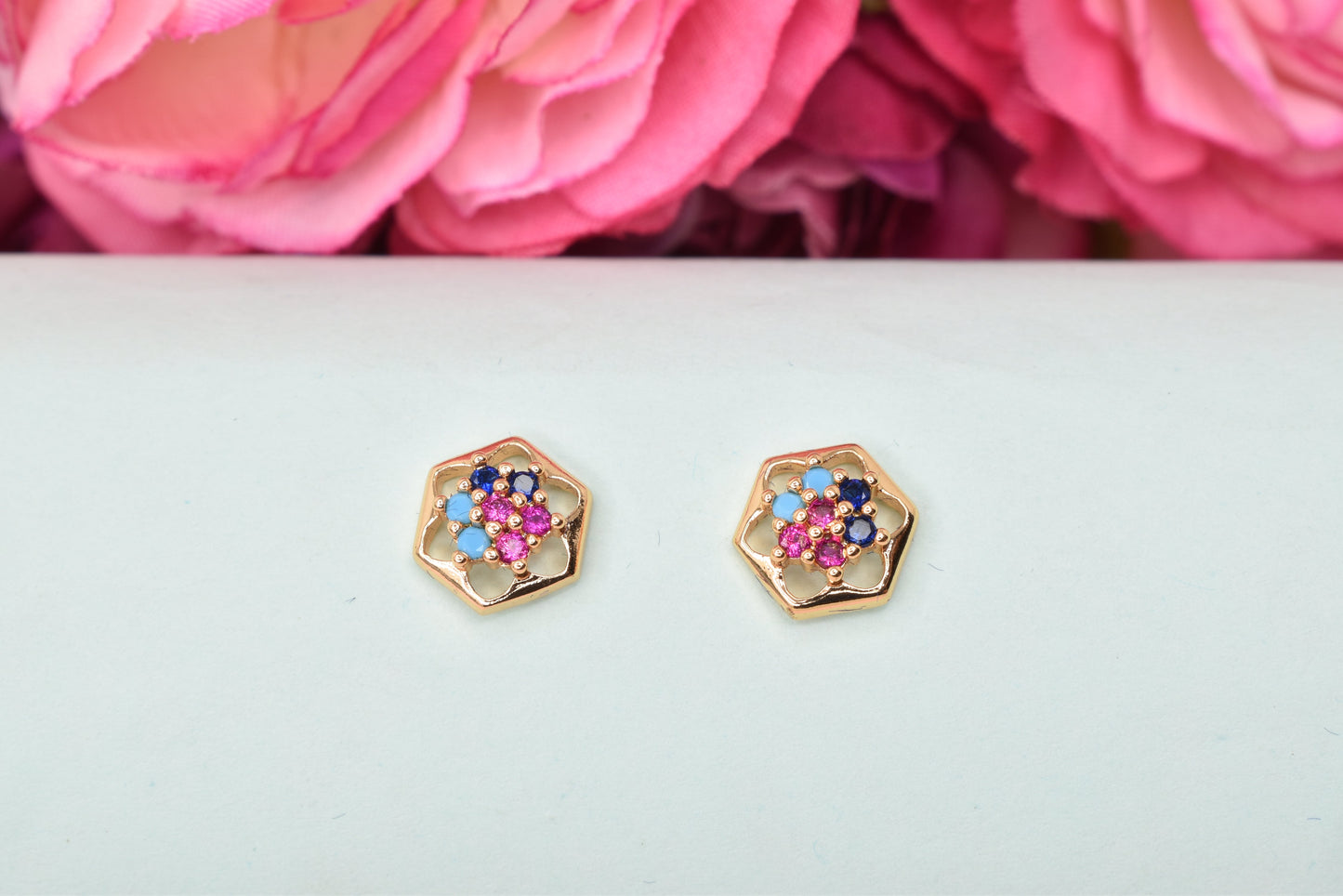 Rose gold plated earrings,bali earrings,stud,huggis,Jhumaka,jhumki big earrings,long earrings,earrings for girls,partywear earrings,bollywood earrings,wedding earrings,heavy designer earrings,