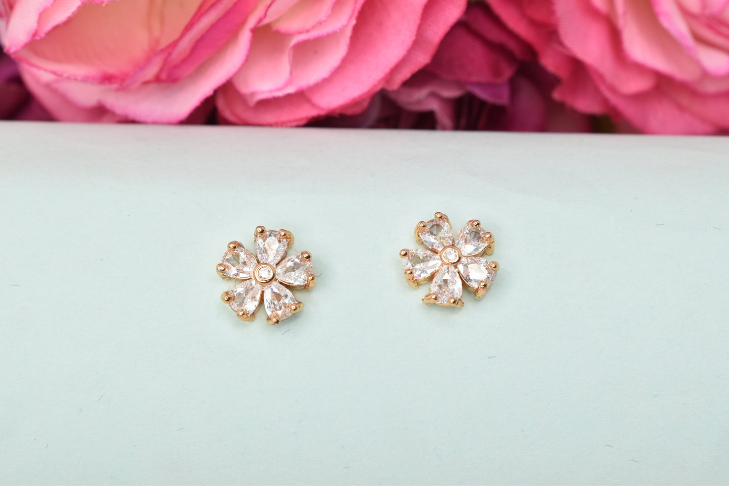 Rose gold plated earrings,bali earrings,stud,huggis,Jhumaka,jhumki big earrings,long earrings,earrings for girls,partywear earrings,bollywood earrings,wedding earrings,heavy designer earrings,