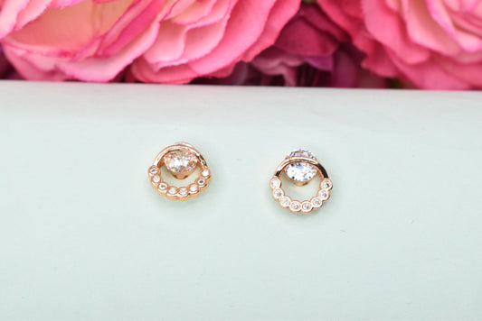 Rose gold plated earrings,bali earrings,stud,huggis,Jhumaka,jhumki big earrings,long earrings,earrings for girls,partywear earrings,bollywood earrings,wedding earrings,heavy designer earrings,