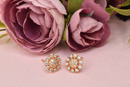 Rose gold plated earrings,bali earrings,stud,huggis,Jhumaka,jhumki big earrings,long earrings,earrings for girls,partywear earrings,bollywood earrings,wedding earrings,heavy designer earrings,