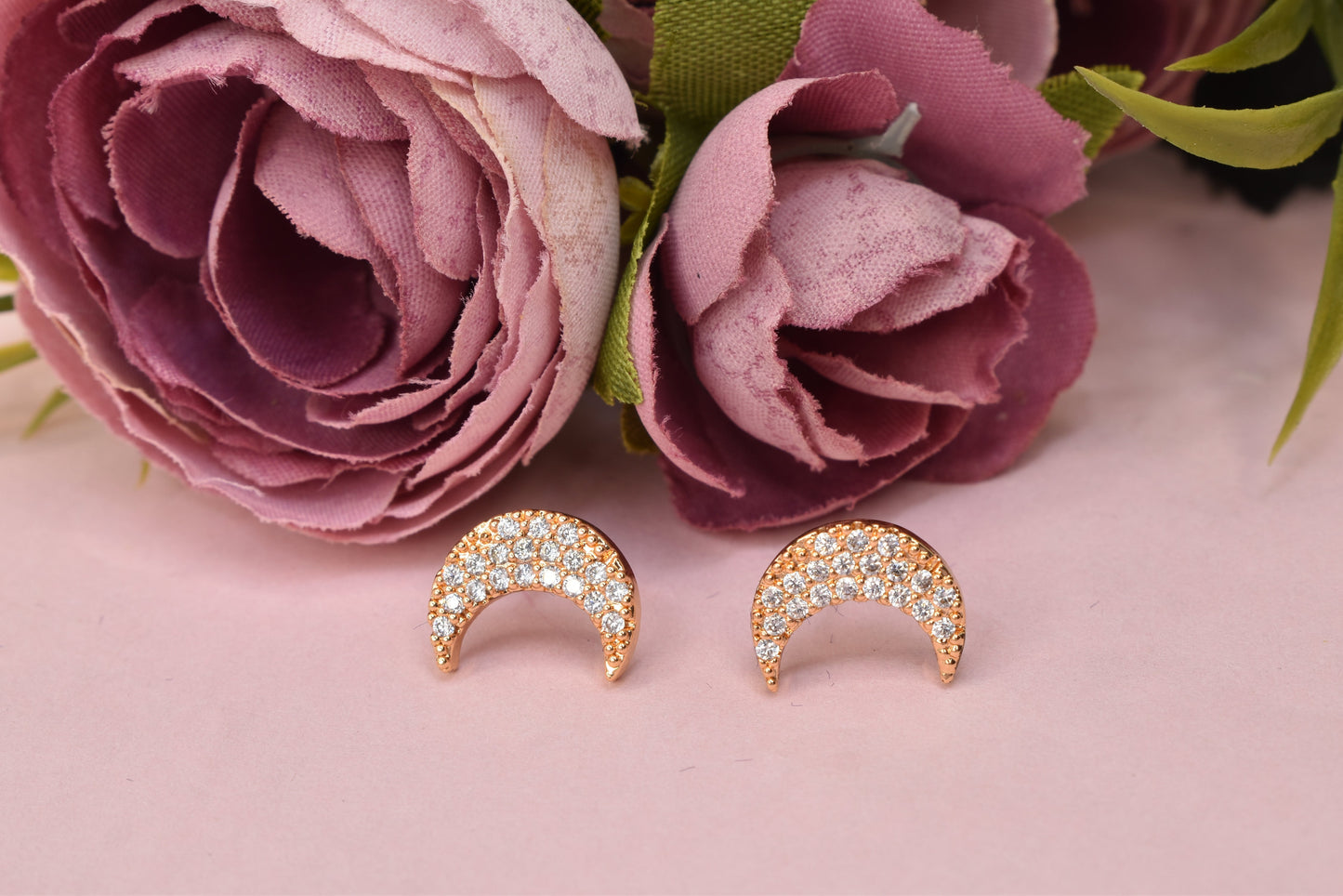 Rose gold plated earrings,bali earrings,stud,huggis,Jhumaka,jhumki big earrings,long earrings,earrings for girls,partywear earrings,bollywood earrings,wedding earrings,heavy designer earrings,