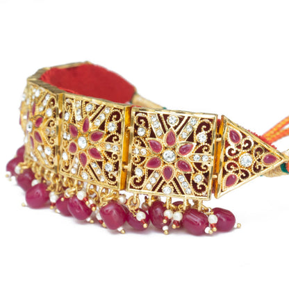 Rajasthani Bead Kanthi Choker Set for Women