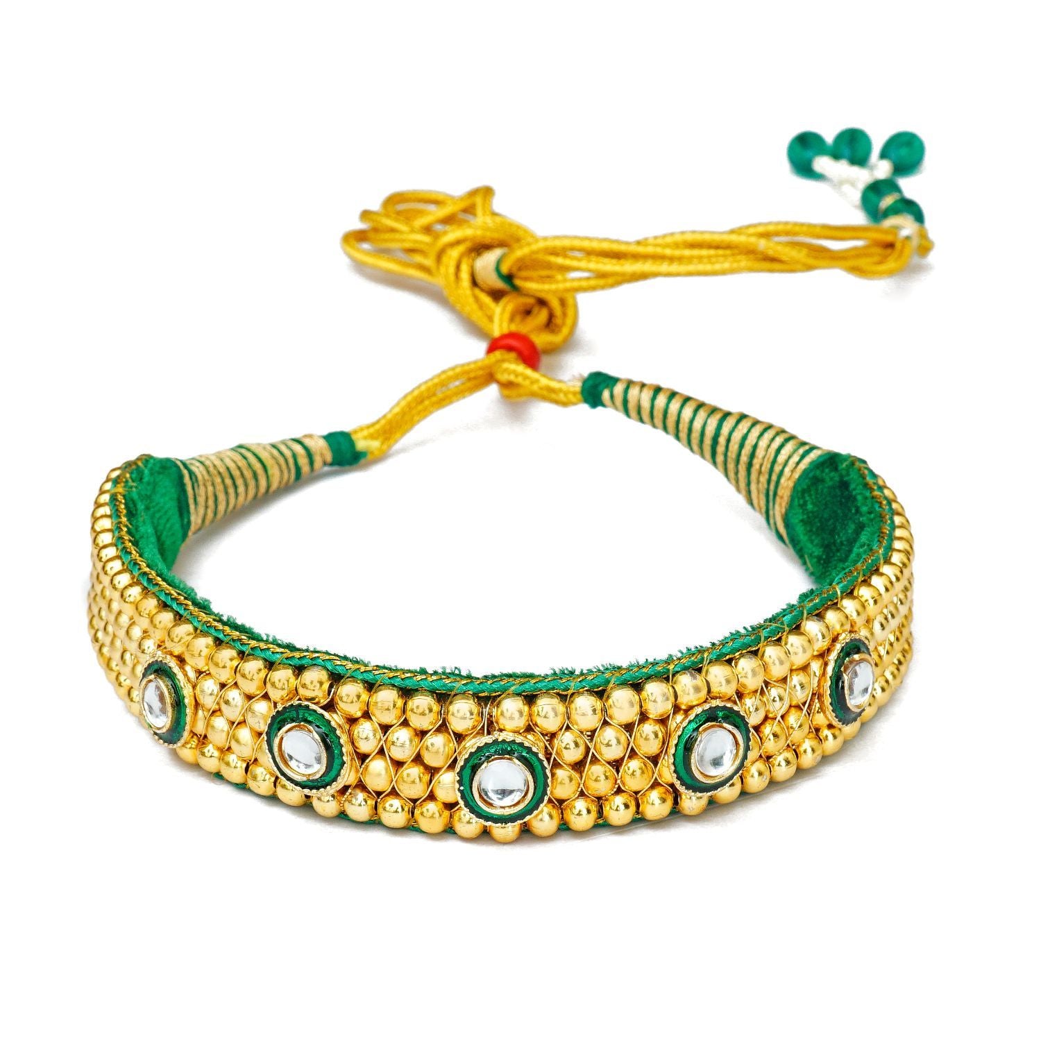 Rajasthani Bead Kanthi Choker Set for Women