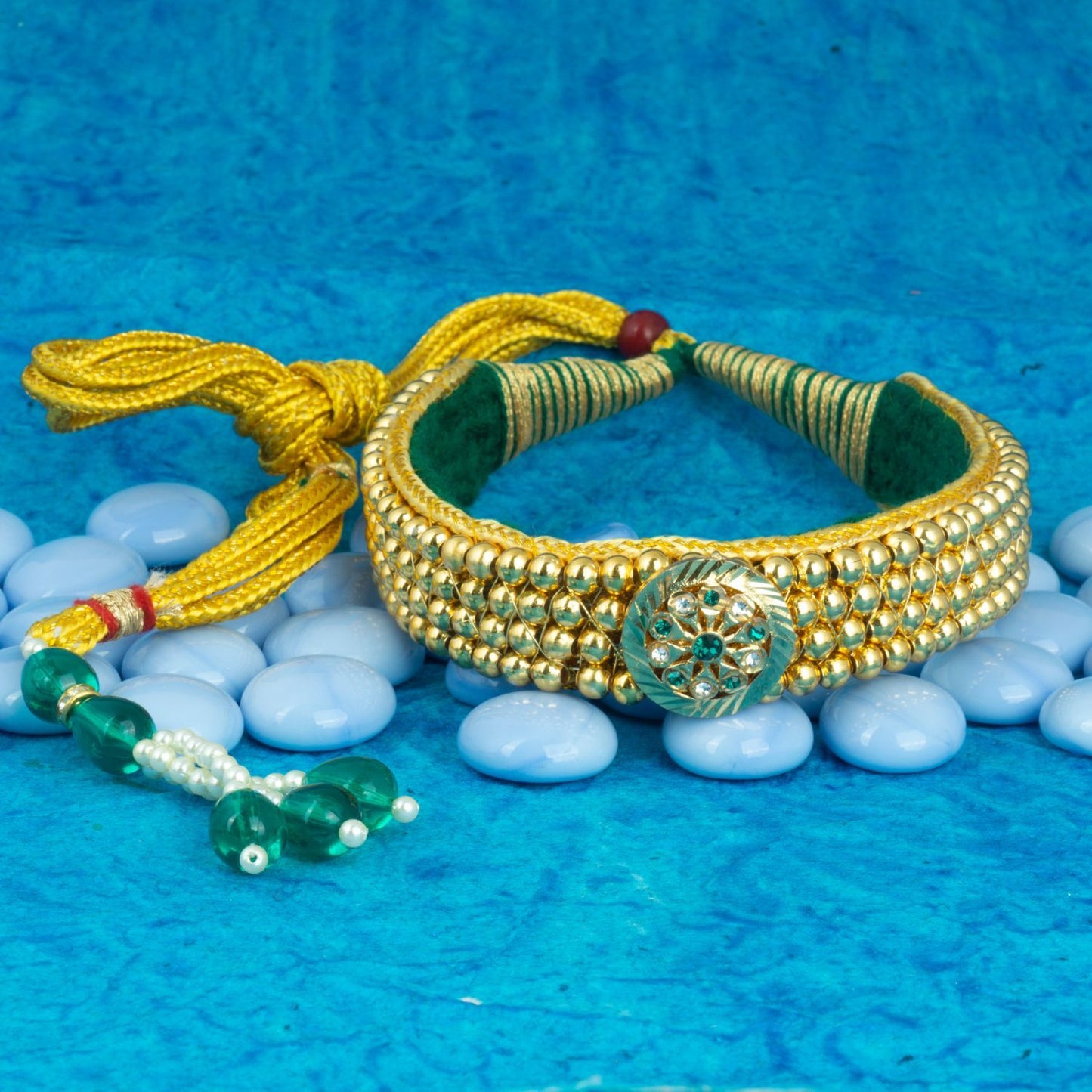 Rajasthani Bead Kanthi Choker Set for Women