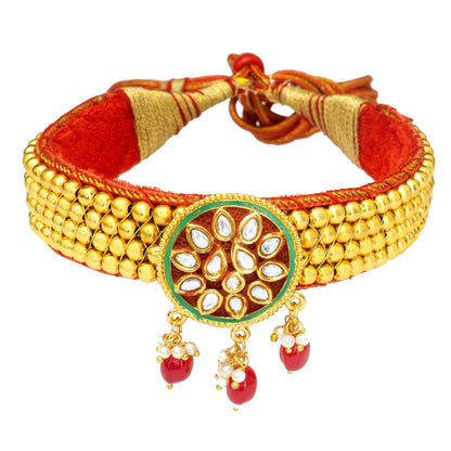 Rajasthani Bead Kanthi Choker Set for Women