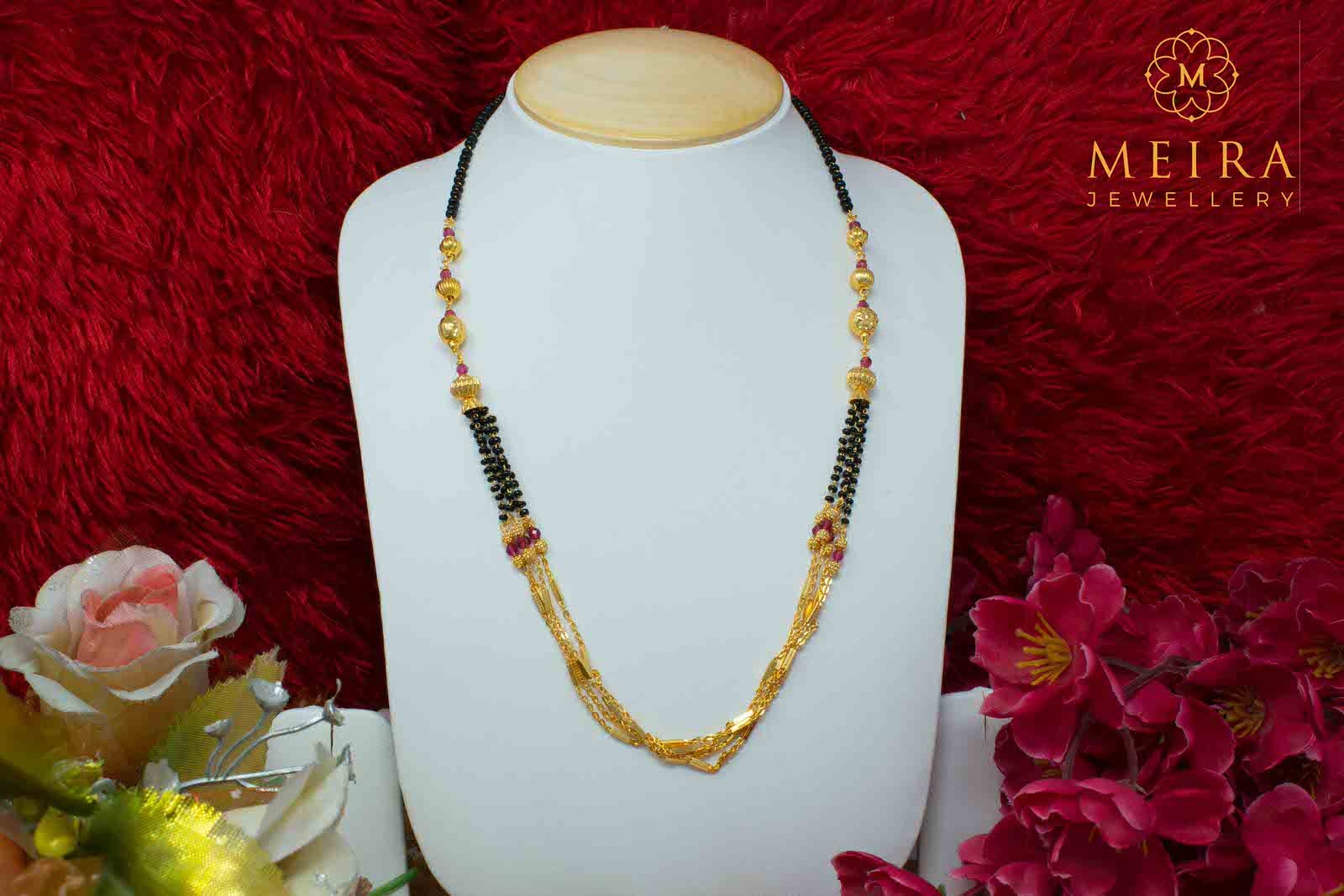 Designer Gold Plated Multy String Mangalsutra