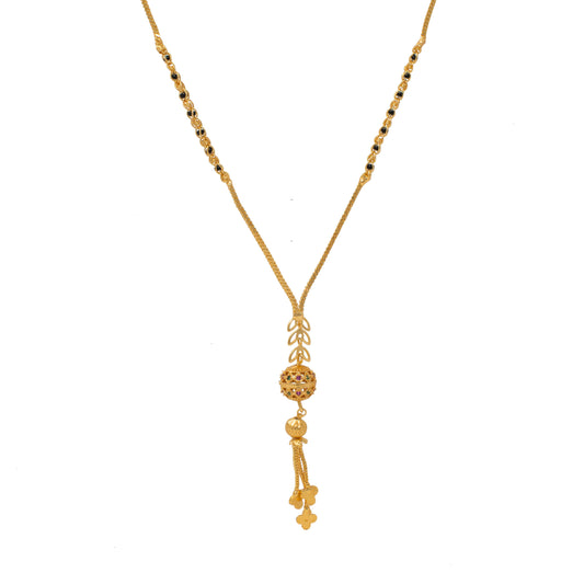 Astonish Gold Plated Meenakari Mangalsutra