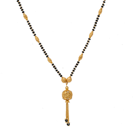 Light Weight Trendy Gold Plated Mangalsutra