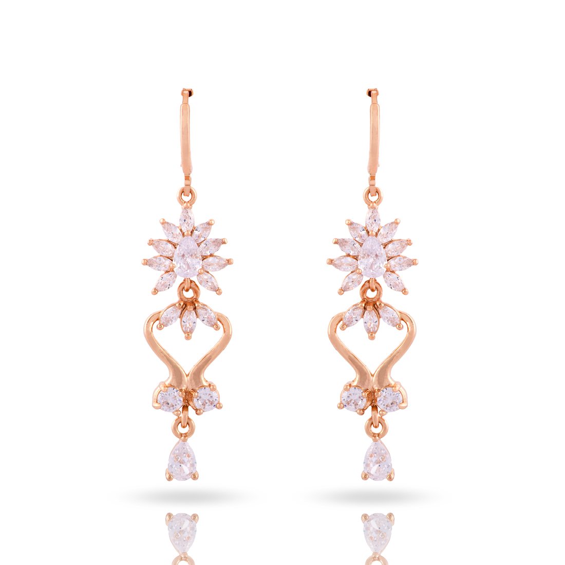 Meira Jewellery CZ Studded Trendy Earring for Women & Girls