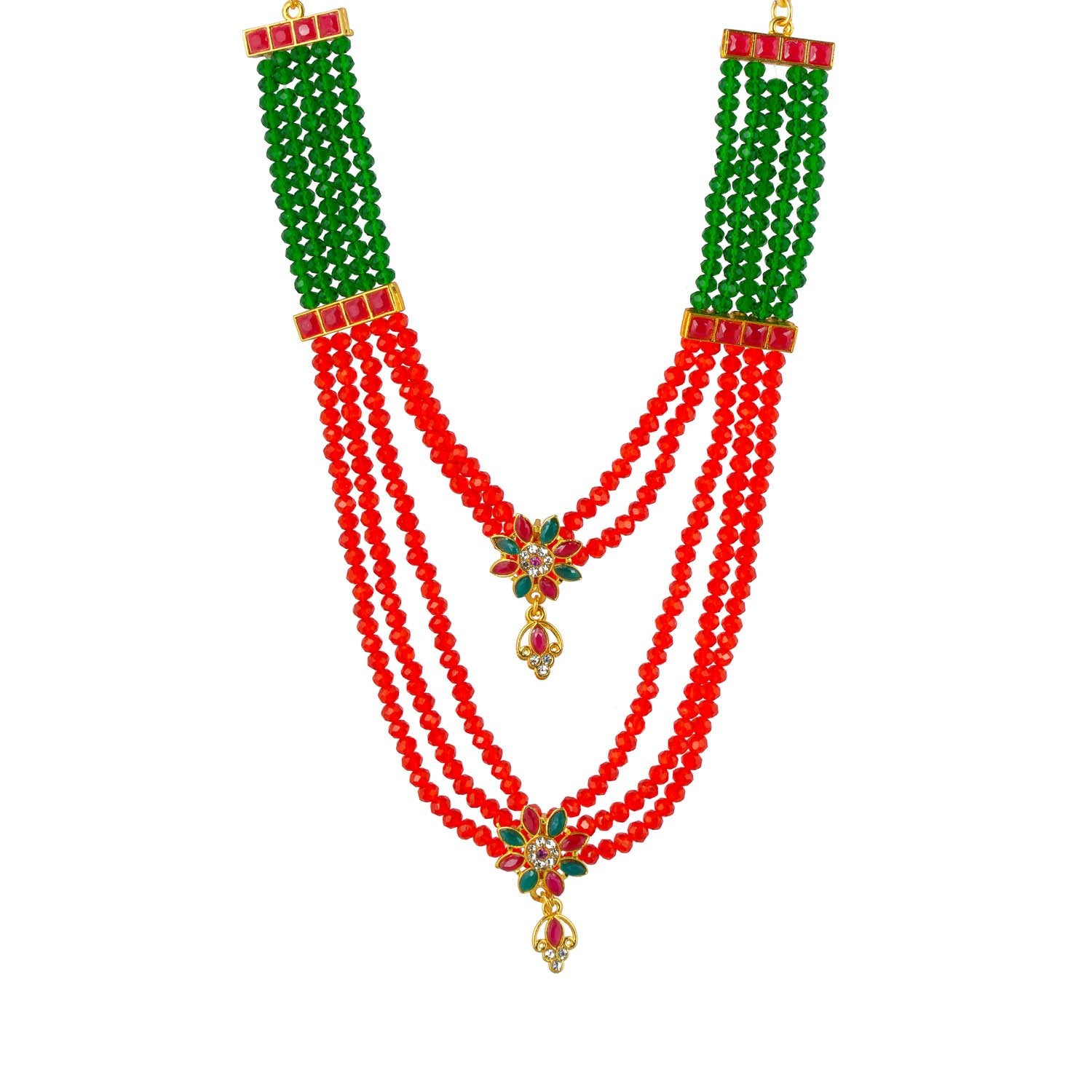 Royal Rajputi Moti Choker Chik Set