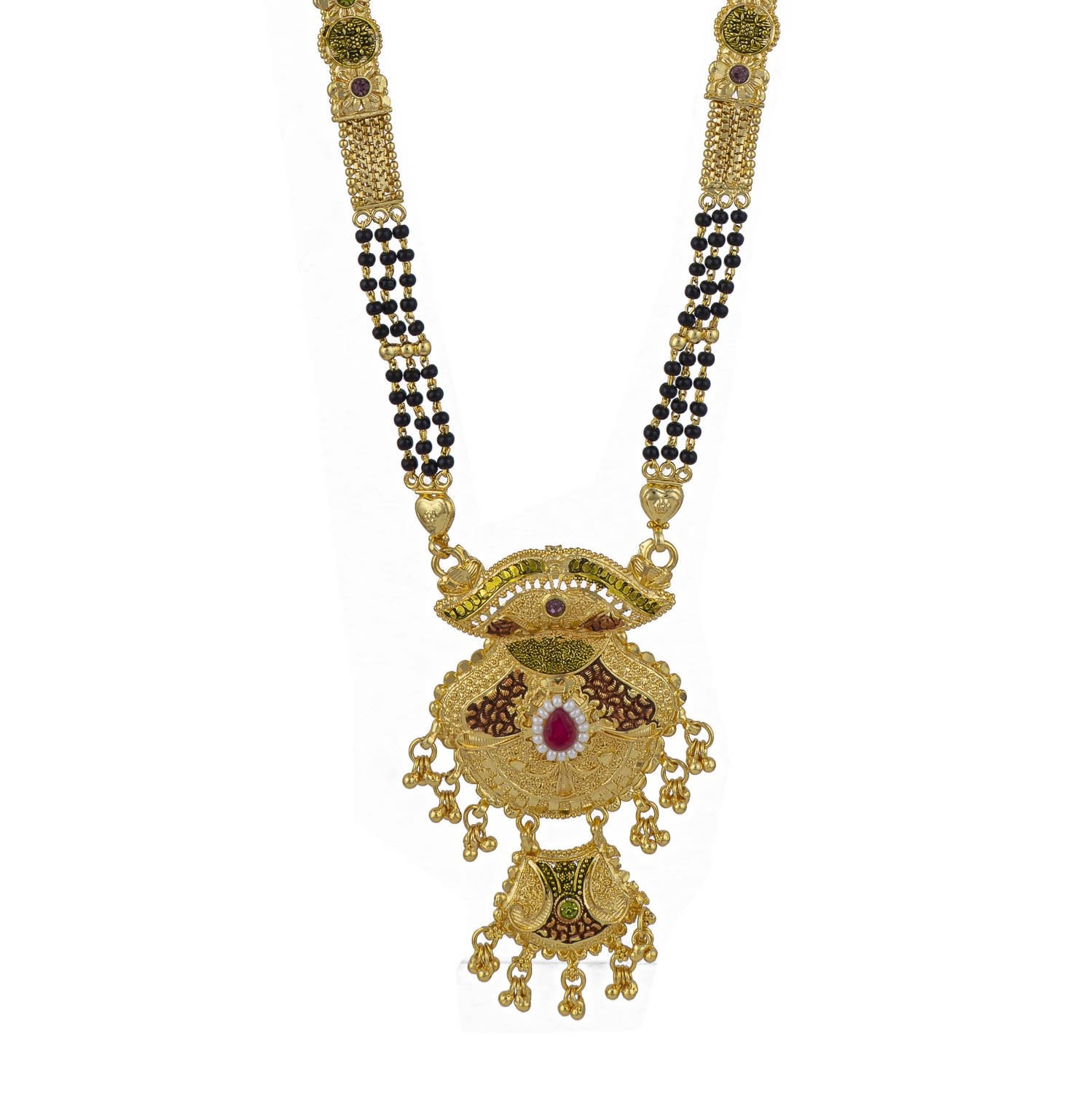 Gold Plated Classic Design Mangalsutra with tassel