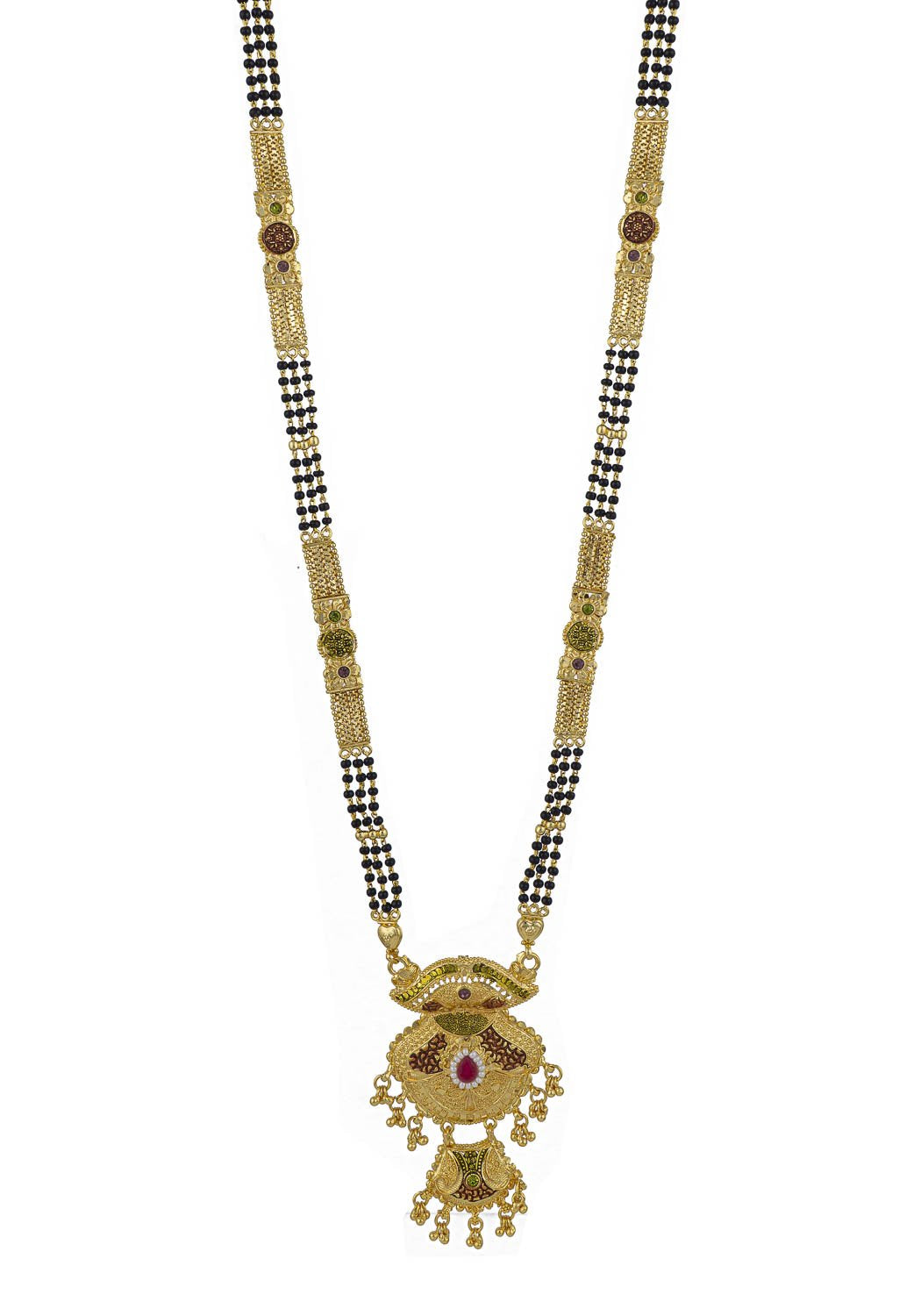 Gold Plated Classic Design Mangalsutra with tassel