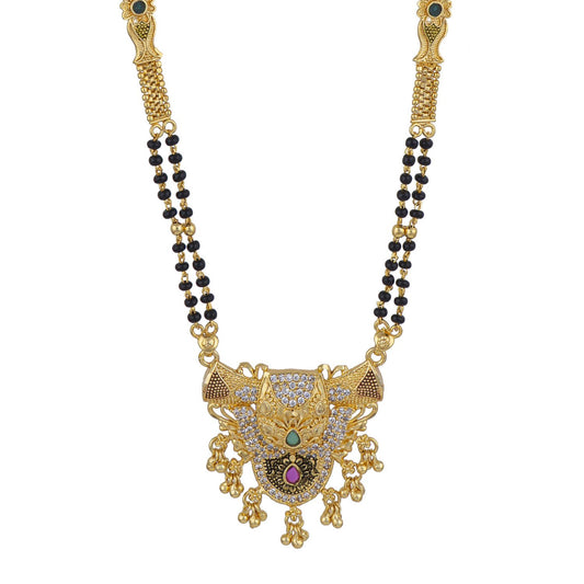 Gold Plated Classic Design Mangalsutra with tassel