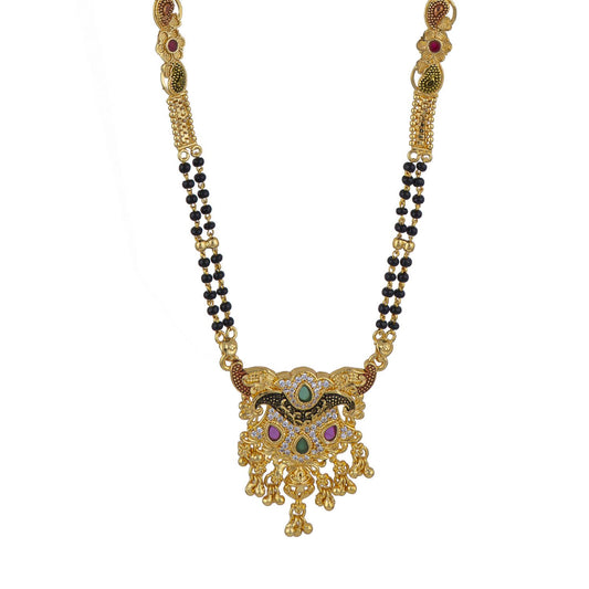 Gold Plated Classic Design Mangalsutra with tassel