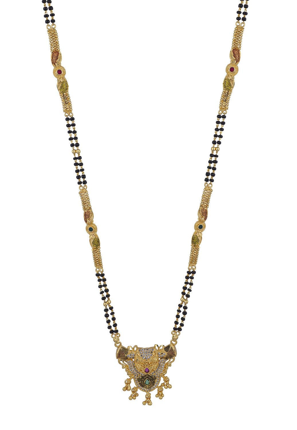 Gold Plated Classic Design Mangalsutra with tassel