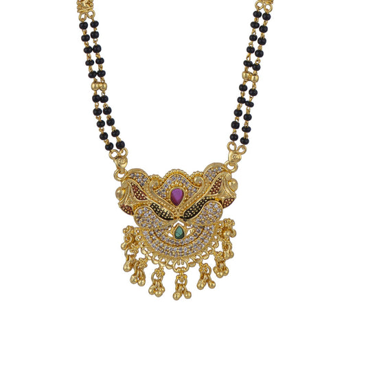 Gold Plated Classic Design Mangalsutra with tassel