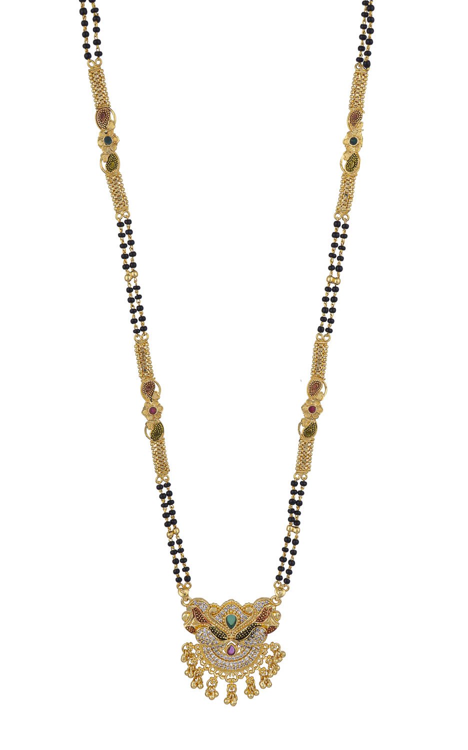 Gold Plated Classic Design Mangalsutra with tassel