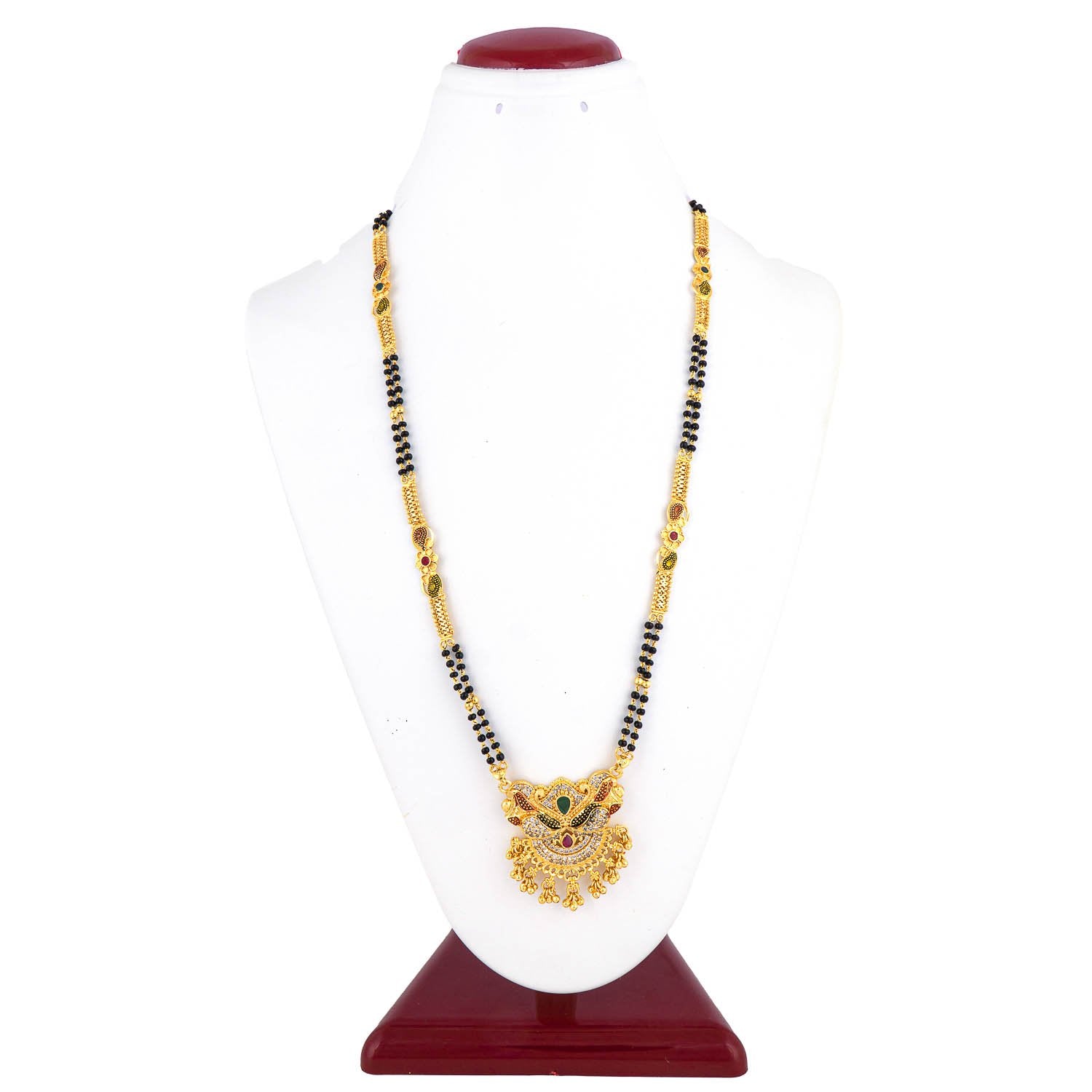 Gold Plated Classic Design Mangalsutra with tassel