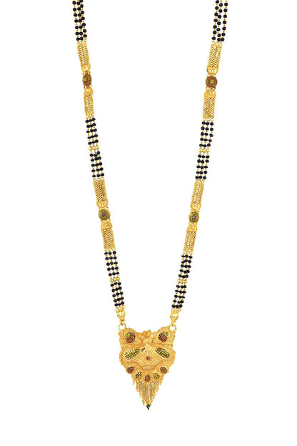 Gold Plated Classic Design Mangalsutra with tassel