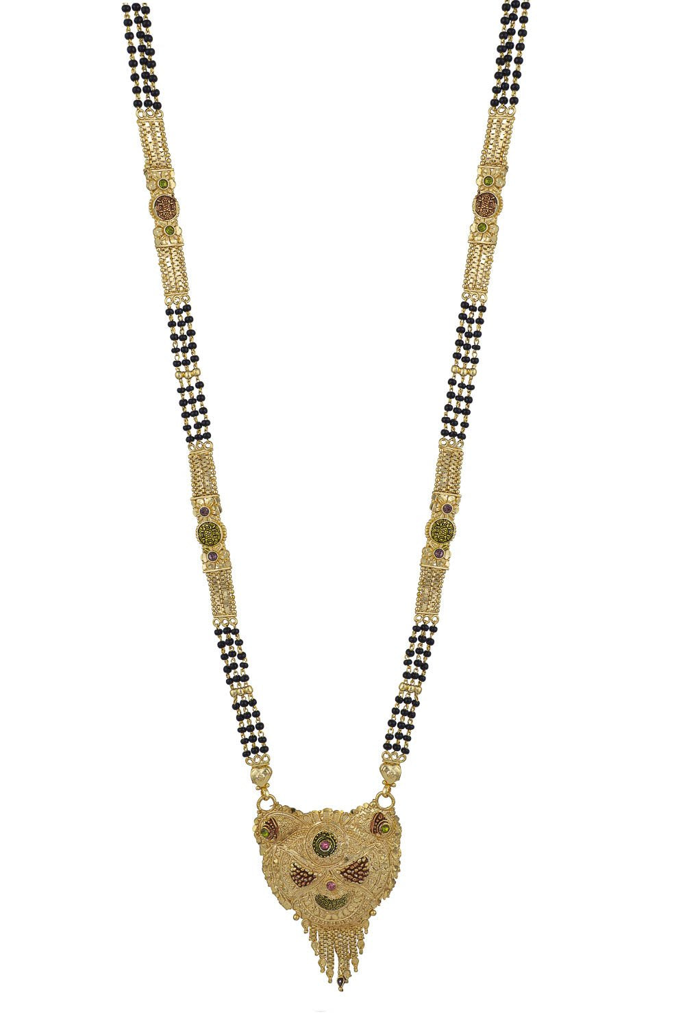 Gold Plated Classic Design Mangalsutra with tassel