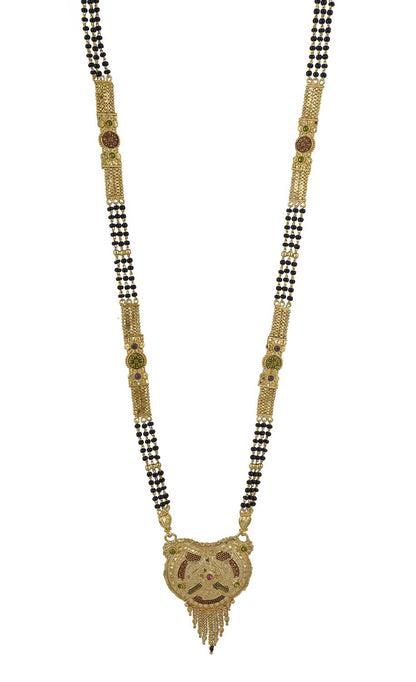 Gold Plated Classic Design Mangalsutra with tassel