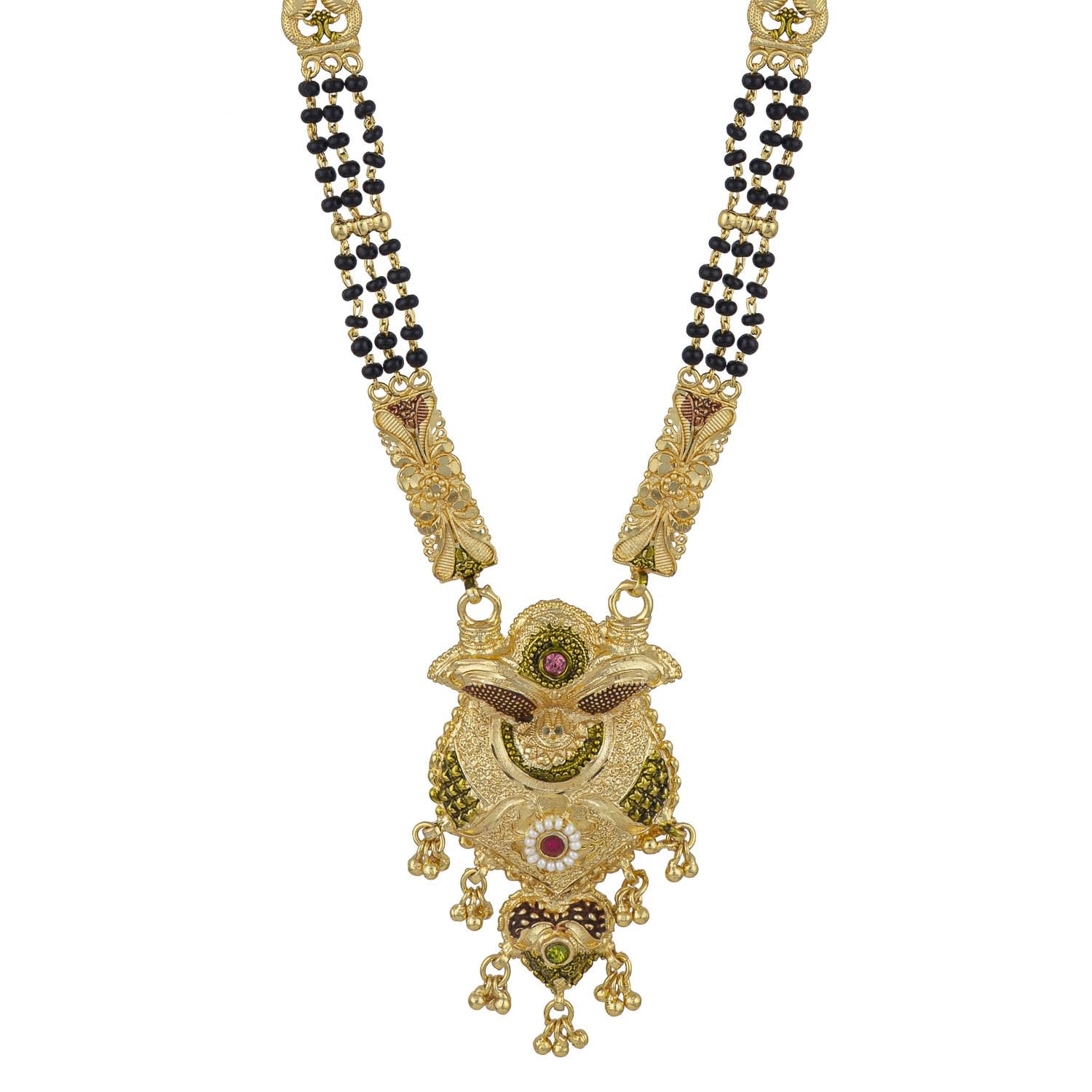 Gold Plated Classic Design Mangalsutra with tassel