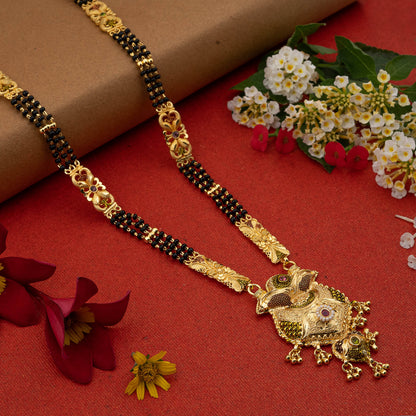 Gold Plated Classic Design Mangalsutra with tassel