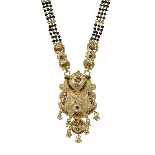 Gold Plated Classic Design Mangalsutra with tassel