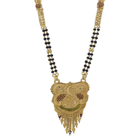 Gold Plated Classic Design Mangalsutra with tassel