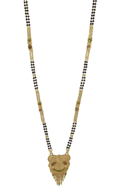 Gold Plated Classic Design Mangalsutra with tassel